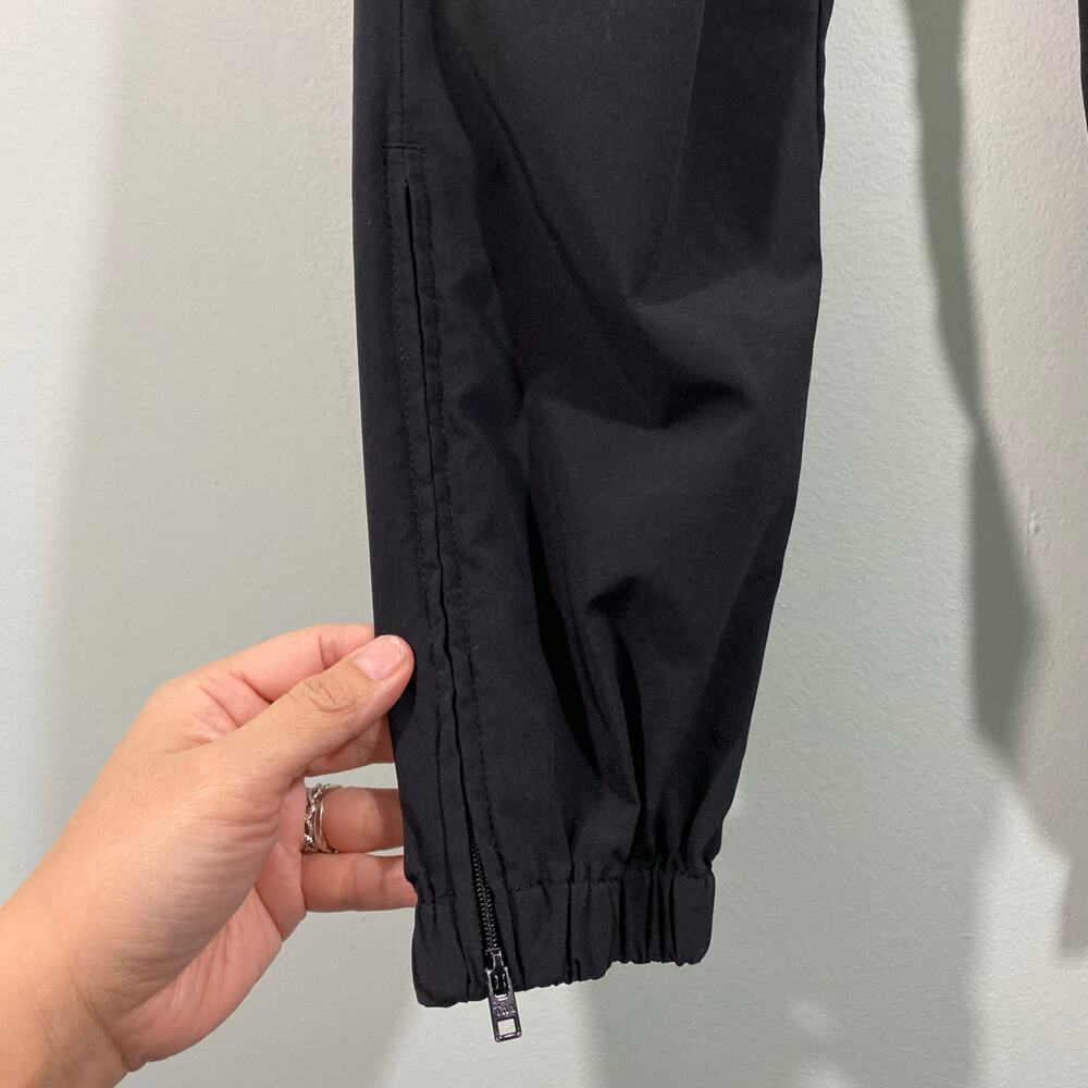 TNA Aritzia Women’s Black Zipper Hem Lightweight Riley Jogger Pants Size XS - Picture 4 of 8